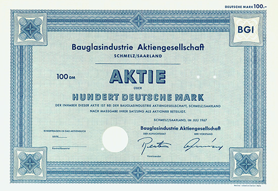 Bauglasindustrie AG
