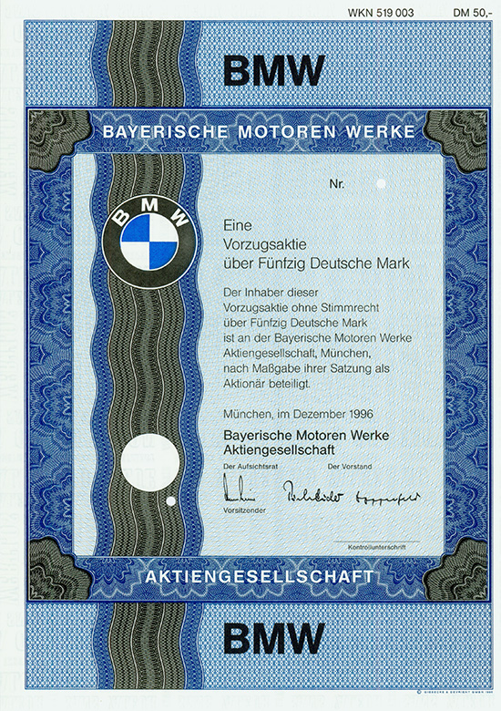 Bayerische Motoren Werke AG