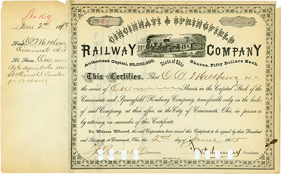 Cincinnati & Springfield Railway Company