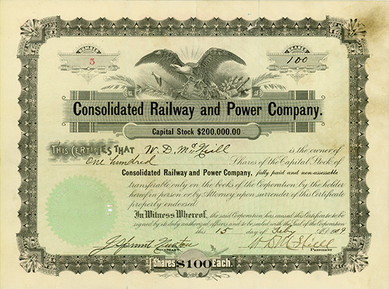 Consolidated Railway and Power Company