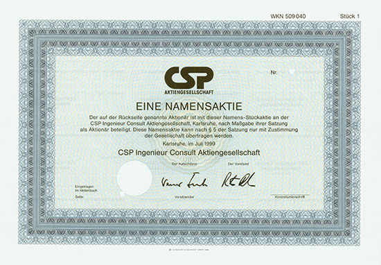 CSP Ingenieur Consult AG