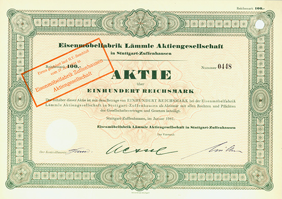 Eisenmöbelfabrik Lämmle AG