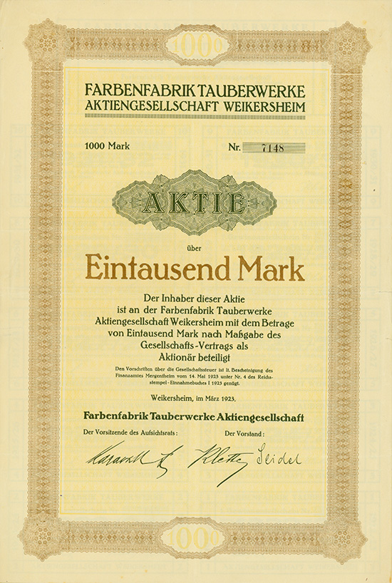 Farbenfabrik Tauberwerke AG