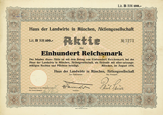 Haus der Landwirte in München AG