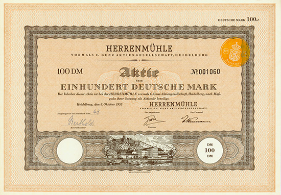 Herrenmühle vormals C. Genz AG