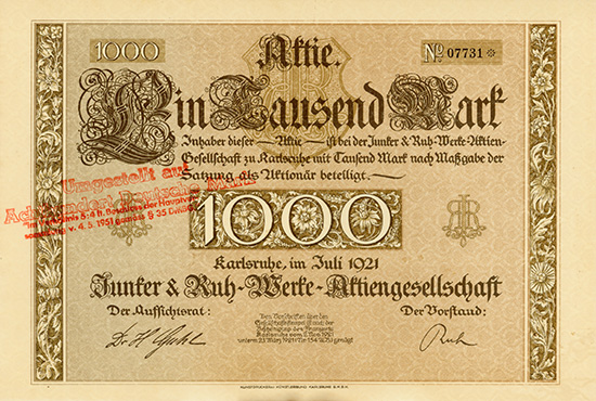 Junker & Ruh-Werke AG 