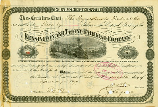 Kensington and Tacony Railroad Company