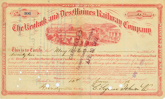 Keokuk and Des Moines Railway Company