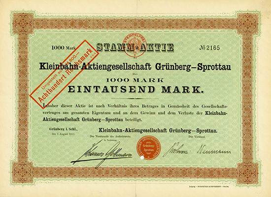 Kleinbahn-AG Grünberg-Sprottau