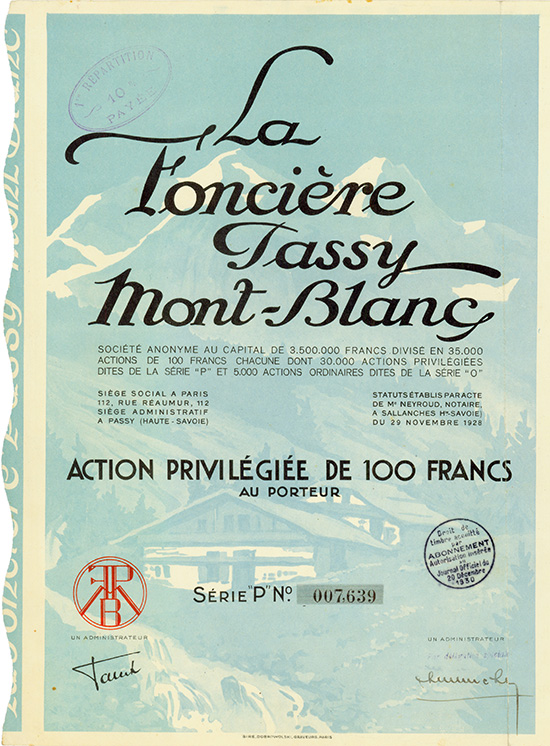 La Fonciere Passy Mont-Blanc S.A.