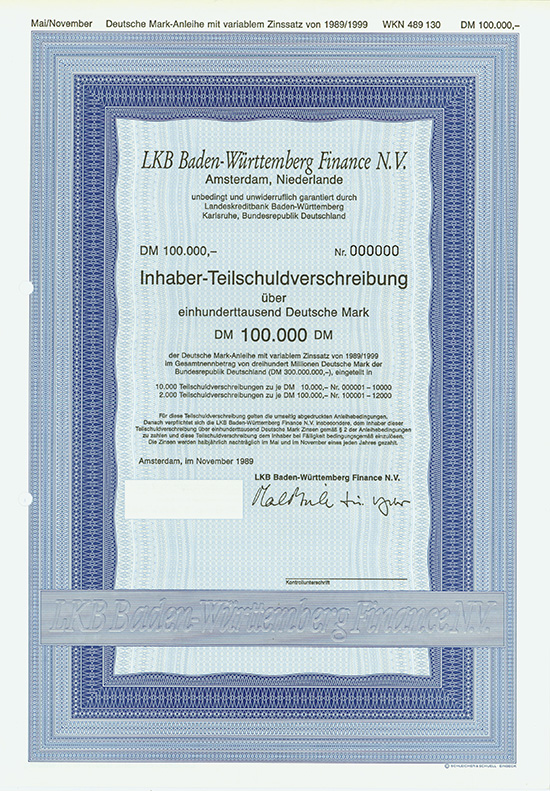 LKB Baden-Württemberg Finance N.V.