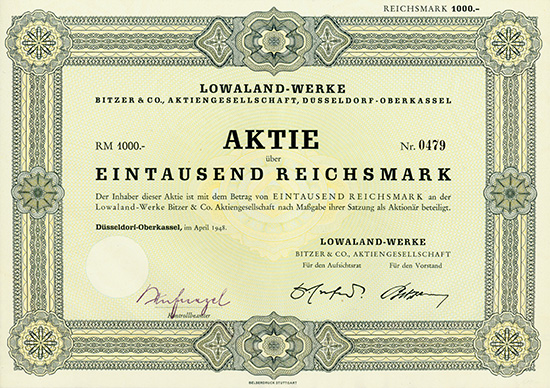 Lowaland-Werke Bitzer & Co. AG