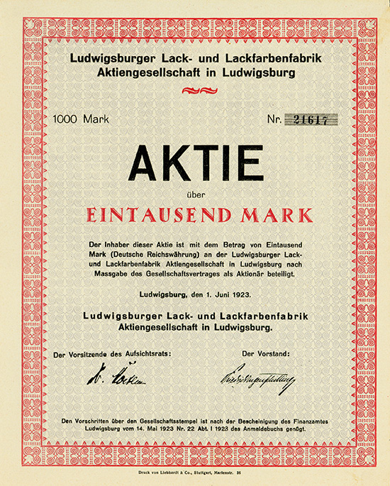 Ludwigsburger Lack- und Lackfarbenfabrik AG