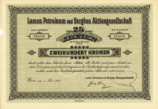 Lumen Petroleum und Bergbau AG