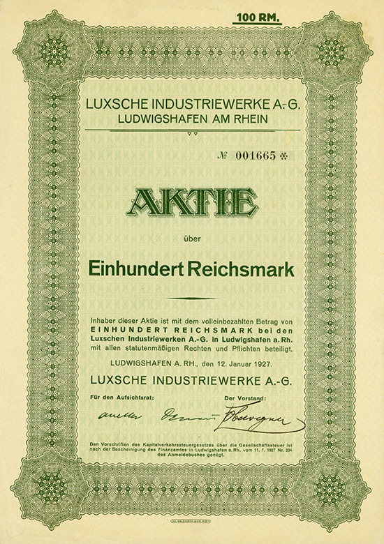 Luxsche Industriewerke AG