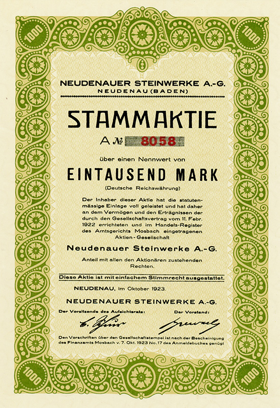 Neudenauer Steinwerke AG