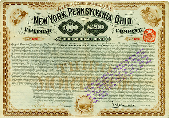 New York, Pennsylvania and Ohio Railroad Company