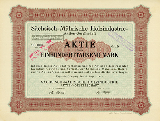 Sächsisch-Mährische Holzindustrie-AG