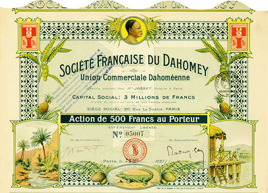 Societe Francaise du Dahomey 