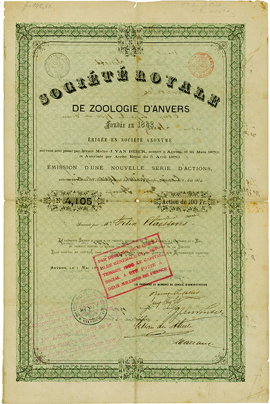 Société Royale de Zoologie d'Anvers