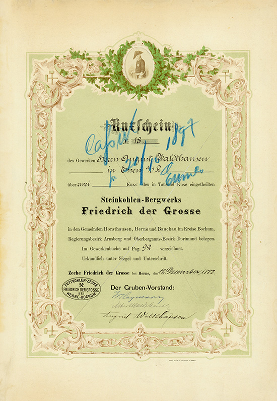 Steinkohlen-Bergwerk Friedrich der Grosse