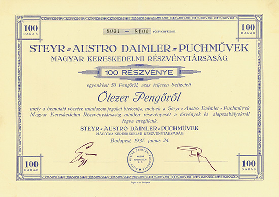 Steyr-Austro Daimler-Puchmüvek