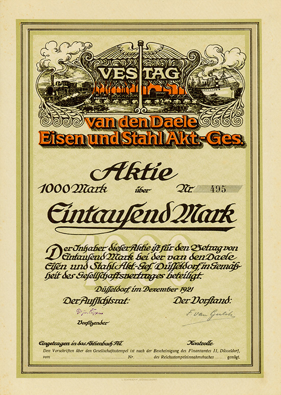 VESTAG van den Daele Eisen und Stahl AG