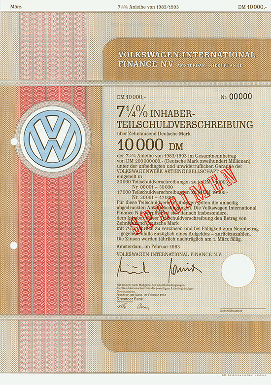 Volkswagen International Finance N.V.