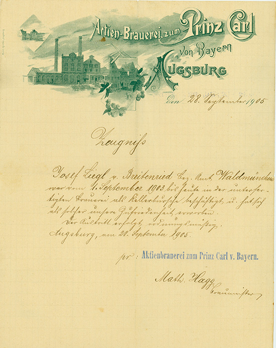 Actien-Brauerei zum Prinz Carl von Bayern