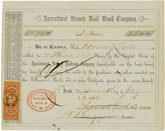 Agricultural Branch Rail Road Company