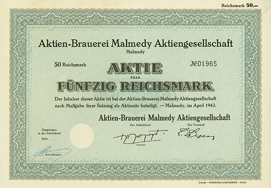 Aktien-Brauerei Malmedy AG