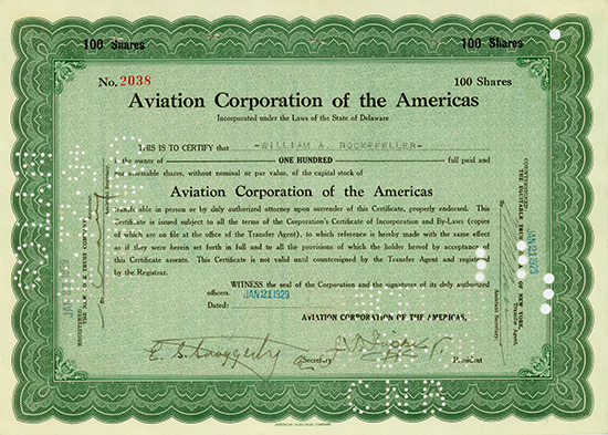 Aviation Corporation of the Americas