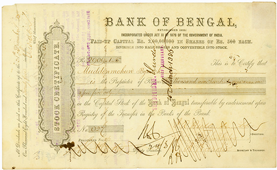 Bank of Bengal [2 Stück]