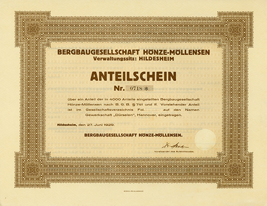 Bergbaugesellschaft Hönze-Möllensen