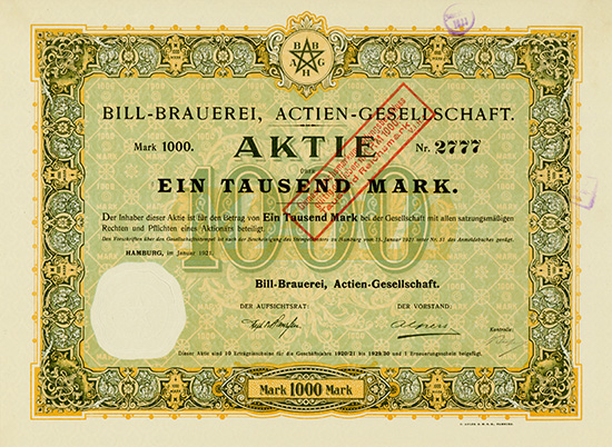 Bill-Brauerei AG