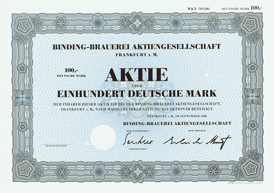 Binding-Brauerei AG