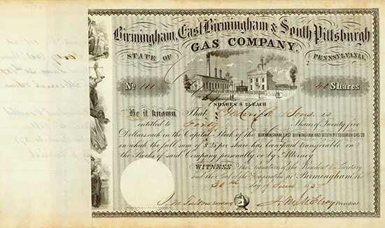 Birmingham, East Birmingham & South Pittsburgh Gas Company