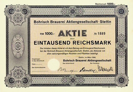 Bohrisch Brauerei AG