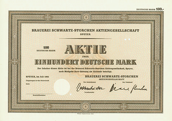 Brauerei Schwartz-Storchen AG