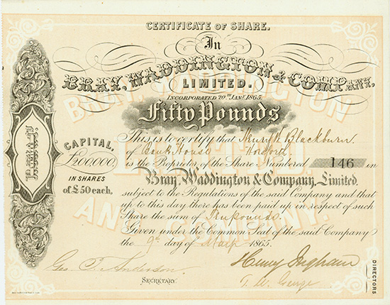 Bray, Waddington & Company, Limited