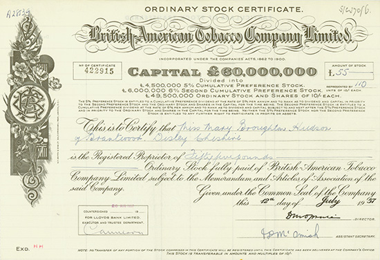 British-American Tobacco Company Limited