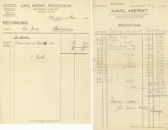 Carl Merkt / Karl Merkt [2 Stück]