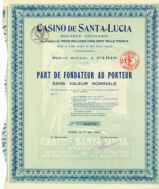 Casino de Santa-Lucia S.A.