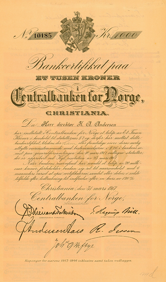 Centralbanken for Norge