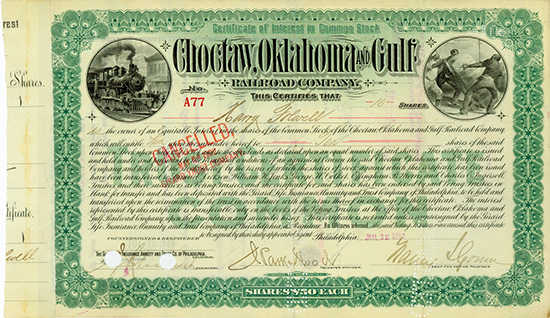 Choctaw, Oklahoma and Gulf Railroad Company