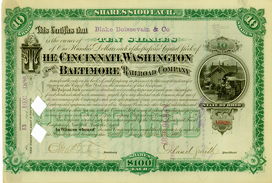 Cincinnati, Washington and Baltimore Railroad Company