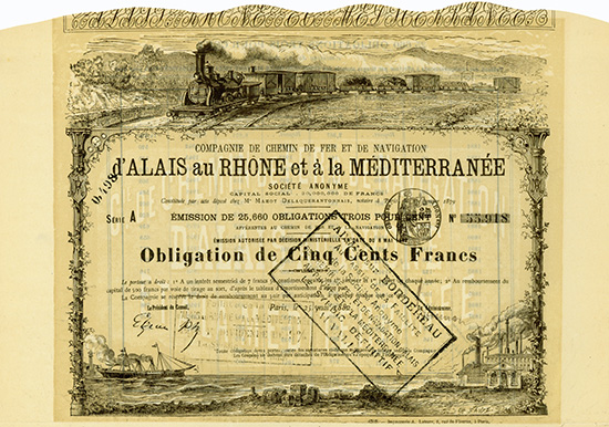 Compagnie de Chemin de Fer et de Navigation d'Alais au Rhone et a la Mediterranee