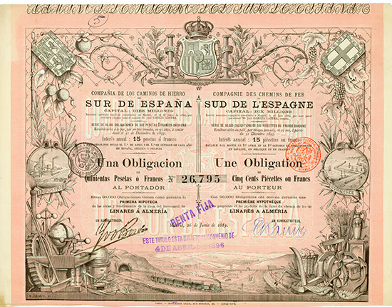 Compania de los Caminos de Hierro Sur de Espana / Compagnie des Chemins de Fer Sud de l'Espagne