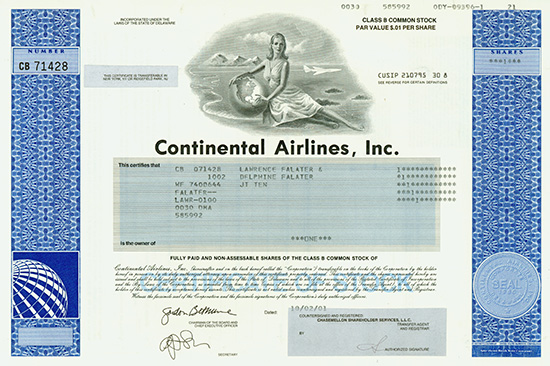 Continental Airlines, Inc.
