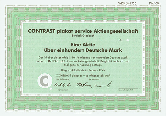 CONTRAST plakat service AG